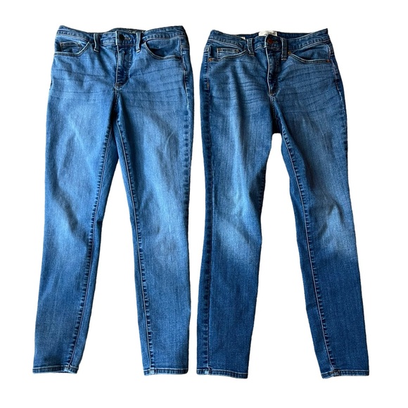 Lot 2 Pair Universal Thread High Rise Skinny Jeans size 6 28R 28 R - Picture 4 of 7